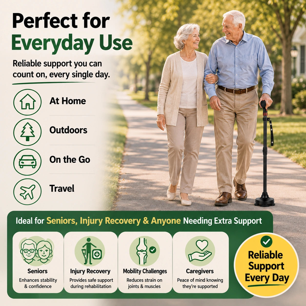KabeCare SteadyRise™ Cane