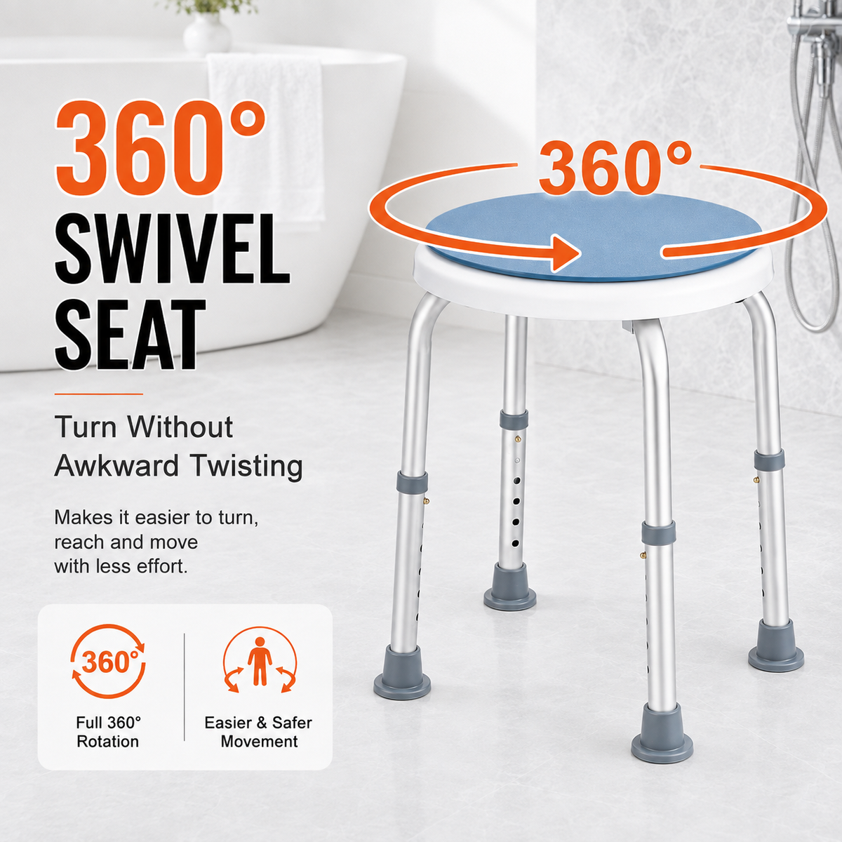 360° Swivel Seat
