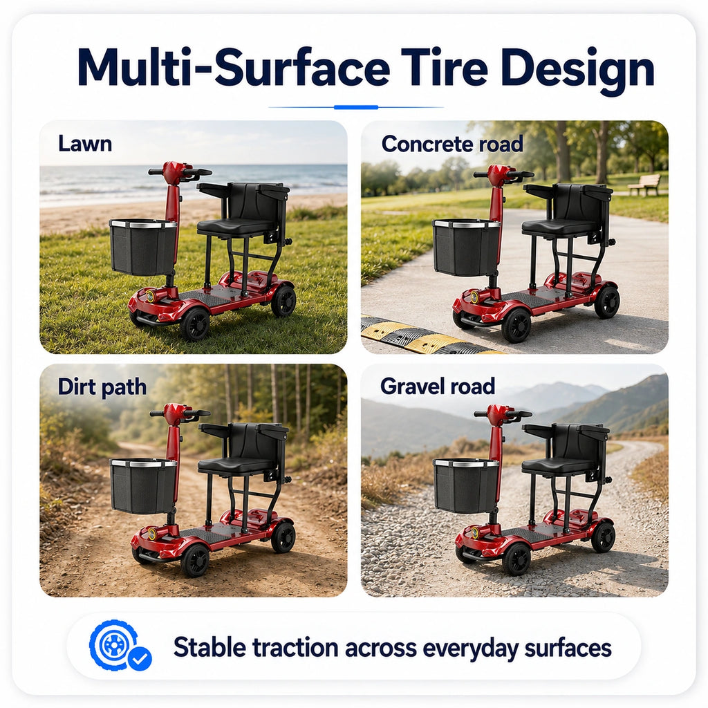 Easwe® M10 – Foldable Electric Mobility Scooter for Seniors