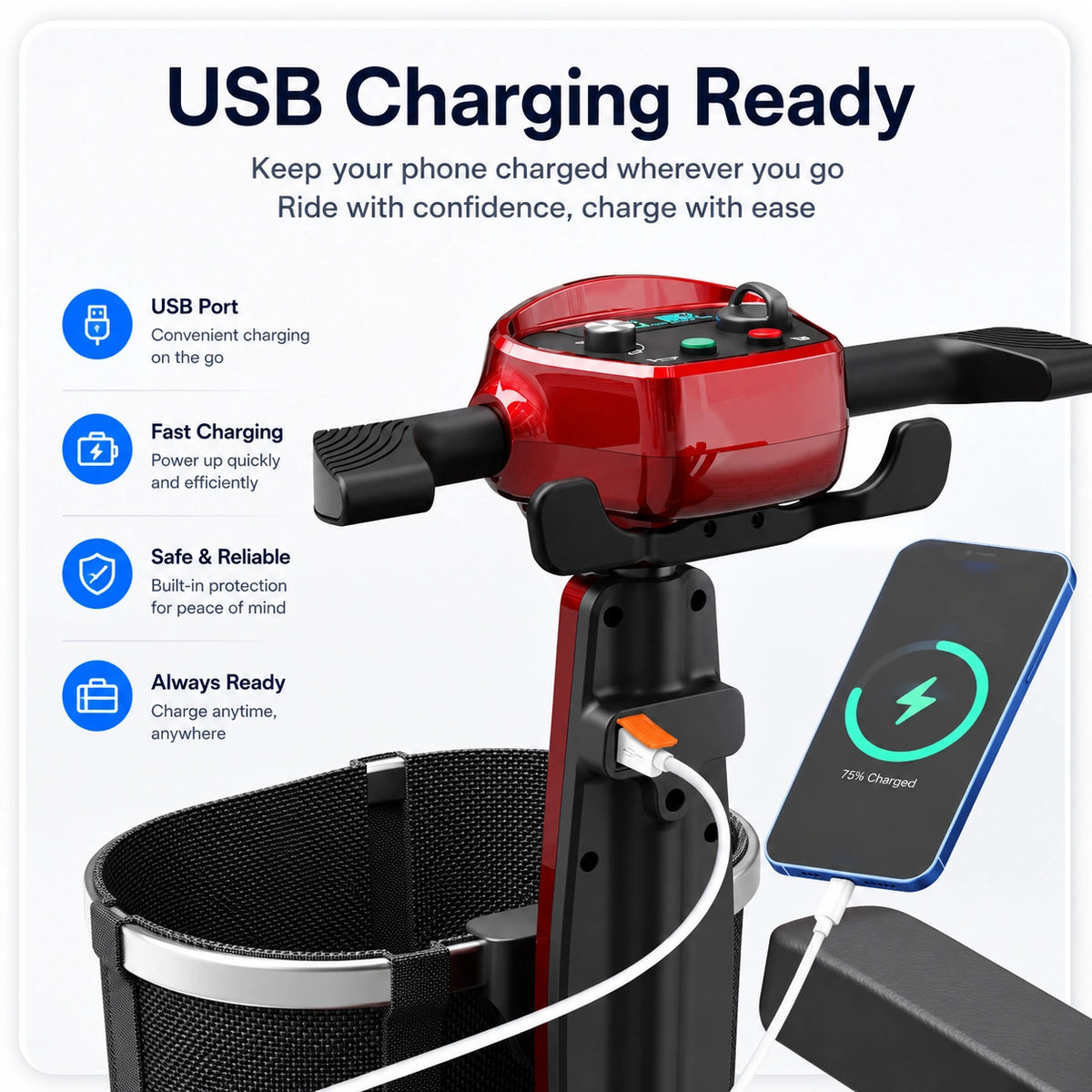 USB Charging Ready