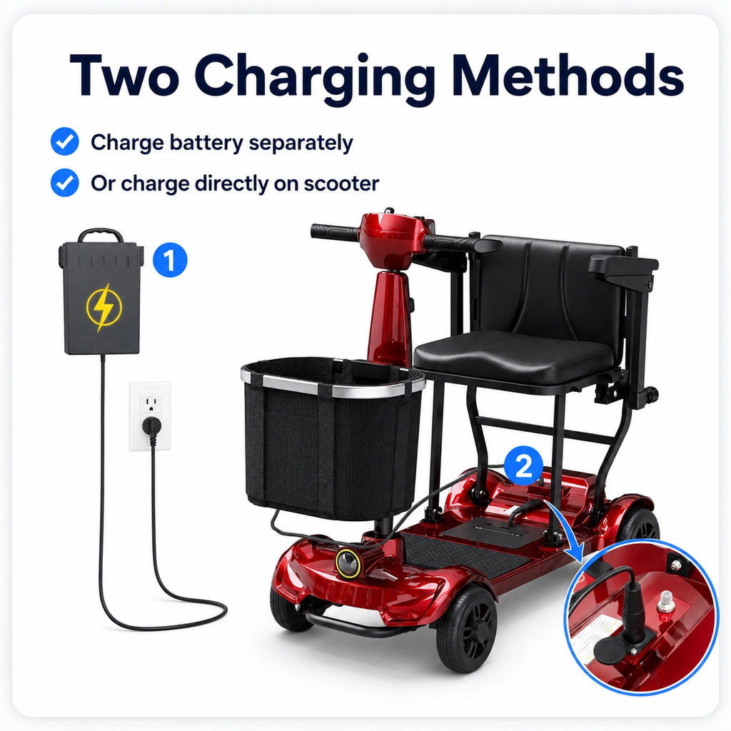 Easwe® M10 – Foldable Electric Mobility Scooter for Seniors