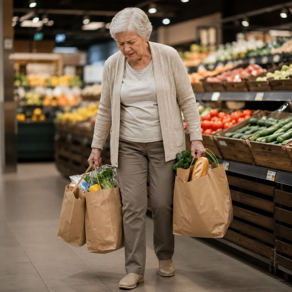 Shopping bags feel too heavy?