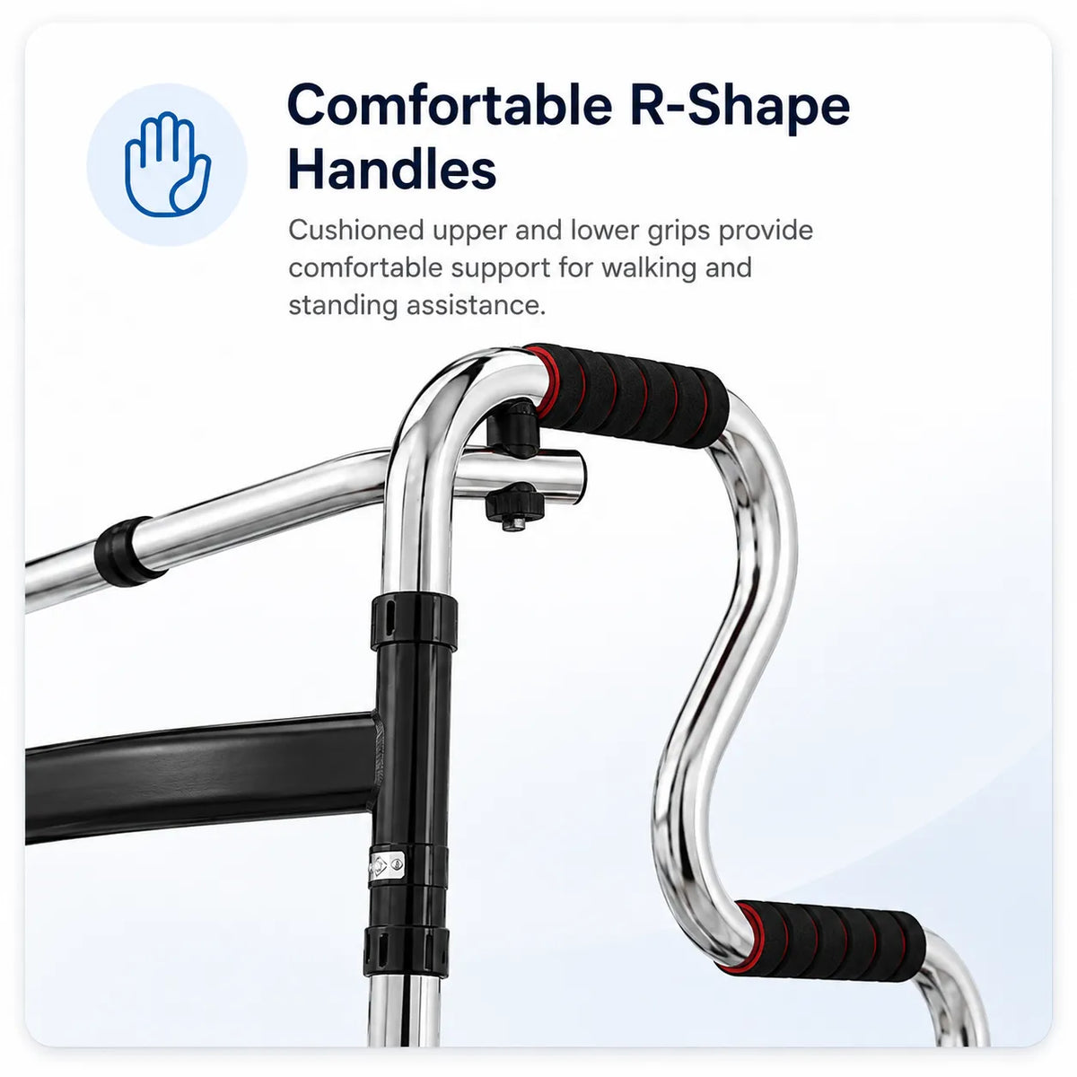 Comfortable R-Shape Handles